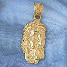 14K GOLD RELIGIOUS CHARM - MEDAL #8638
