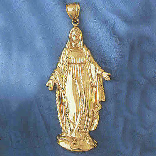14K GOLD RELIGIOUS CHARM - MEDAL #8642