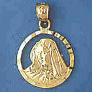 14K GOLD RELIGIOUS CHARM #8651