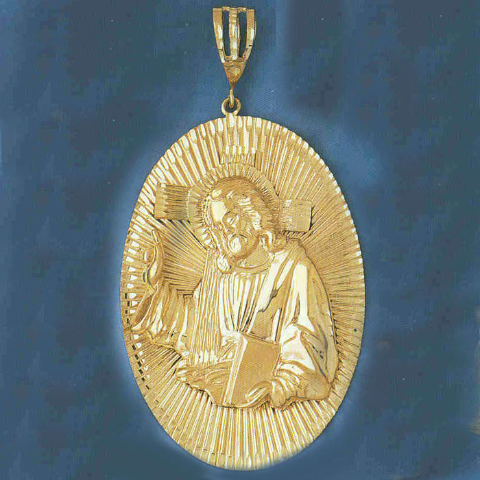 14K GOLD RELIGIOUS CHARM - MEDAL #8661