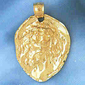 14K GOLD RELIGIOUS CHARM - MEDAL #8681