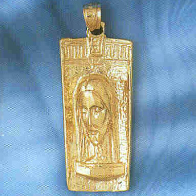 14K GOLD RELIGIOUS CHARM - MEDAL #8682