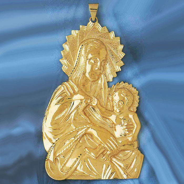 14K GOLD RELIGIOUS CHARM - MEDAL #8723