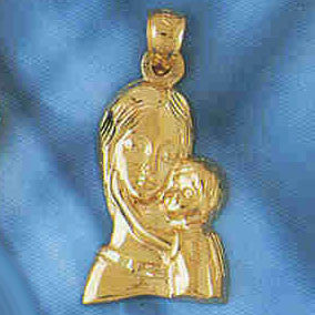 14K GOLD RELIGIOUS CHARM - MEDAL #8729