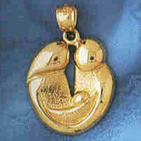 14K GOLD RELIGIOUS CHARM - MEDAL #8731