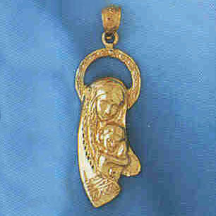 14K GOLD RELIGIOUS CHARM #8738