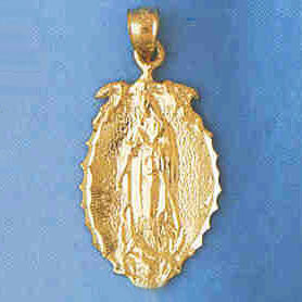 14K GOLD RELIGIOUS CHARM - MEDAL #8762