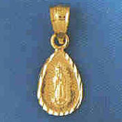 14K GOLD RELIGIOUS CHARM - MEDAL #8770
