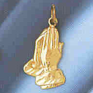 14K GOLD RELIGIOUS CHARM - MEDAL #9024