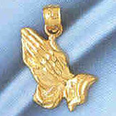 14K GOLD RELIGIOUS CHARM - MEDAL #9025