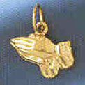 14K GOLD RELIGIOUS CHARM - MEDAL #9028