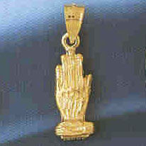 14K GOLD RELIGIOUS CHARM - MEDAL #9029