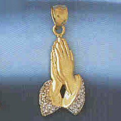 14K GOLD RELIGIOUS CHARM #9031