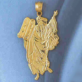 14K GOLD RELIGIOUS CHARM - MEDAL #9032