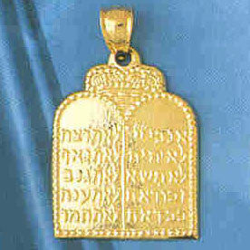 14K GOLD JEWISH CHARM - MEDAL #142.95