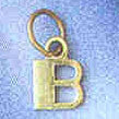 14K GOLD INITIAL CHARM - B #9567