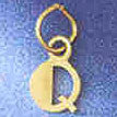 14K GOLD INITIAL CHARM - Q #9567