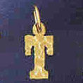 14K GOLD INITIAL CHARM - T #9573