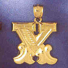 14K GOLD INITIAL CHARM - X #9577