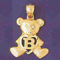 14K GOLD INITIAL CHARM - B #9580