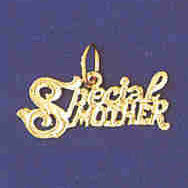 14K GOLD SAYING CHARM - SPECIAL MOTHER #9719