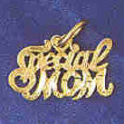14K GOLD SAYING CHARM - SPECIAL MOM #9721