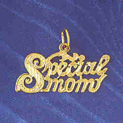 14K GOLD SAYING CHARM - SPECIAL MOM #9722