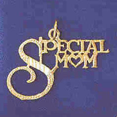 14K GOLD SAYING CHARM - SPECIAL MOM #9725