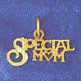 14K GOLD SAYING CHARM - SPECIAL MOM #9727