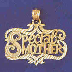 14K GOLD SAYING CHARM - SPECIAL MOTHER #9732