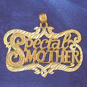 14K GOLD SAYING CHARM - SPECIAL MOTHER #9733