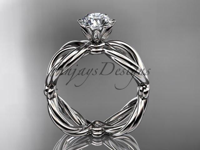 Platinum discount rope ring