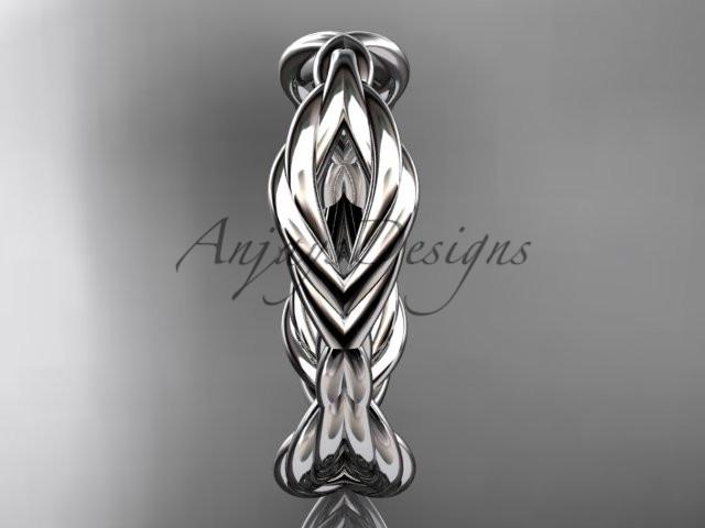 platinum rope wedding band RP898G