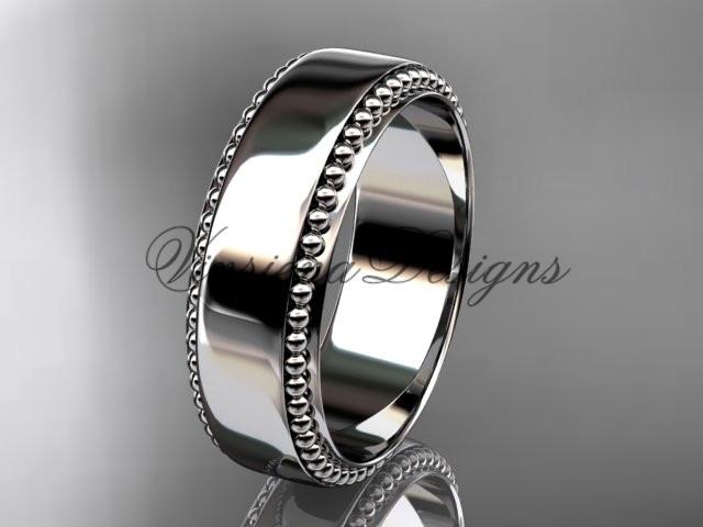 platinum classic wedding band, engagement ring ADLR380GP