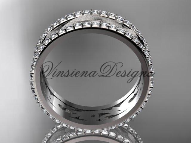 14kt white gold diamond engageme diamond engagement ring, wedding band ADLR414BD