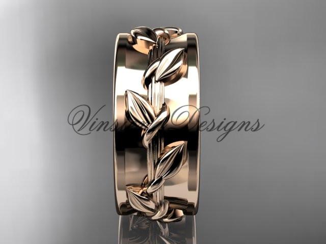 14kt rose gold engagement ring, wedding band ADLR417G