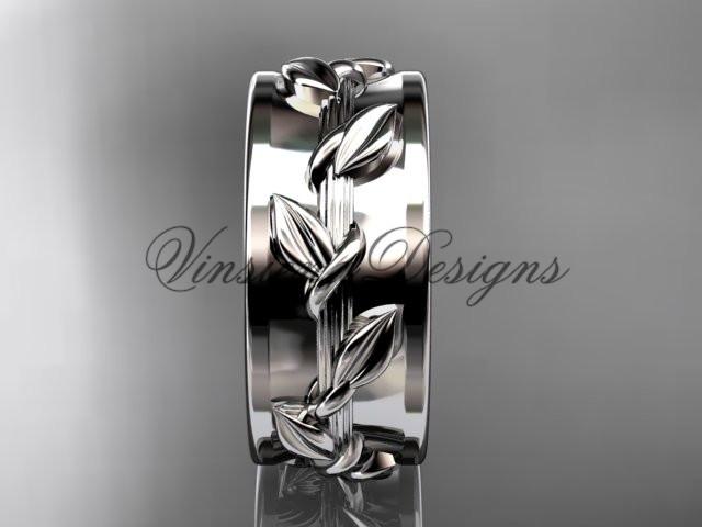 14kt white gold engagement ring, wedding band ADLR417G